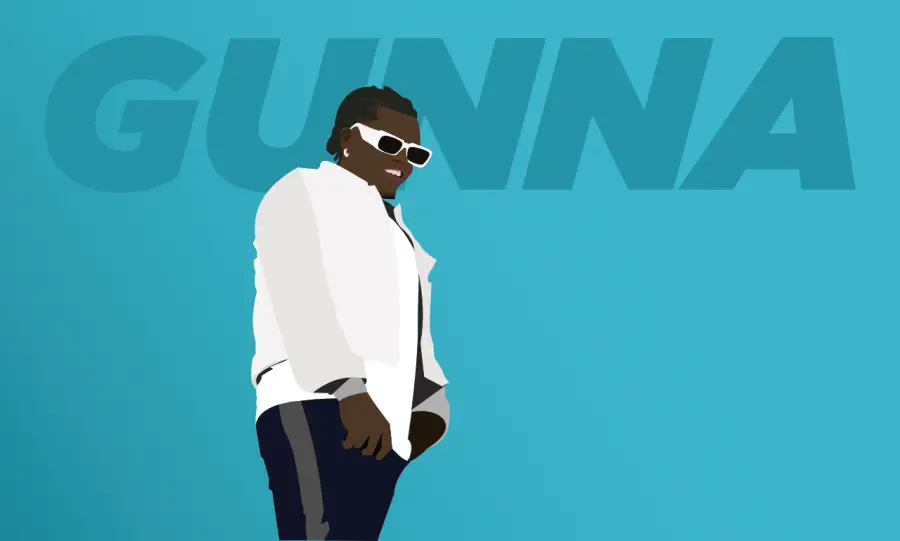 illustration vectorielle de Gunna